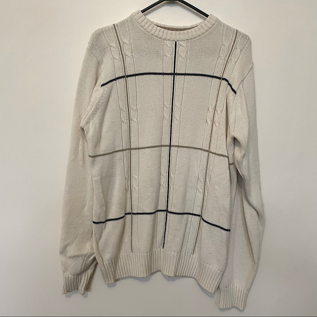 Mens Vintage Blass Bill Blass Pullover Sweater Large